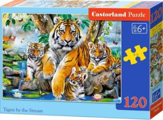 Obrázek z Puzzle tygr 120 dílků 